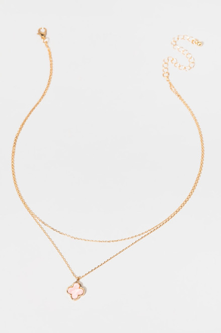 Tara Layered Clover Necklace