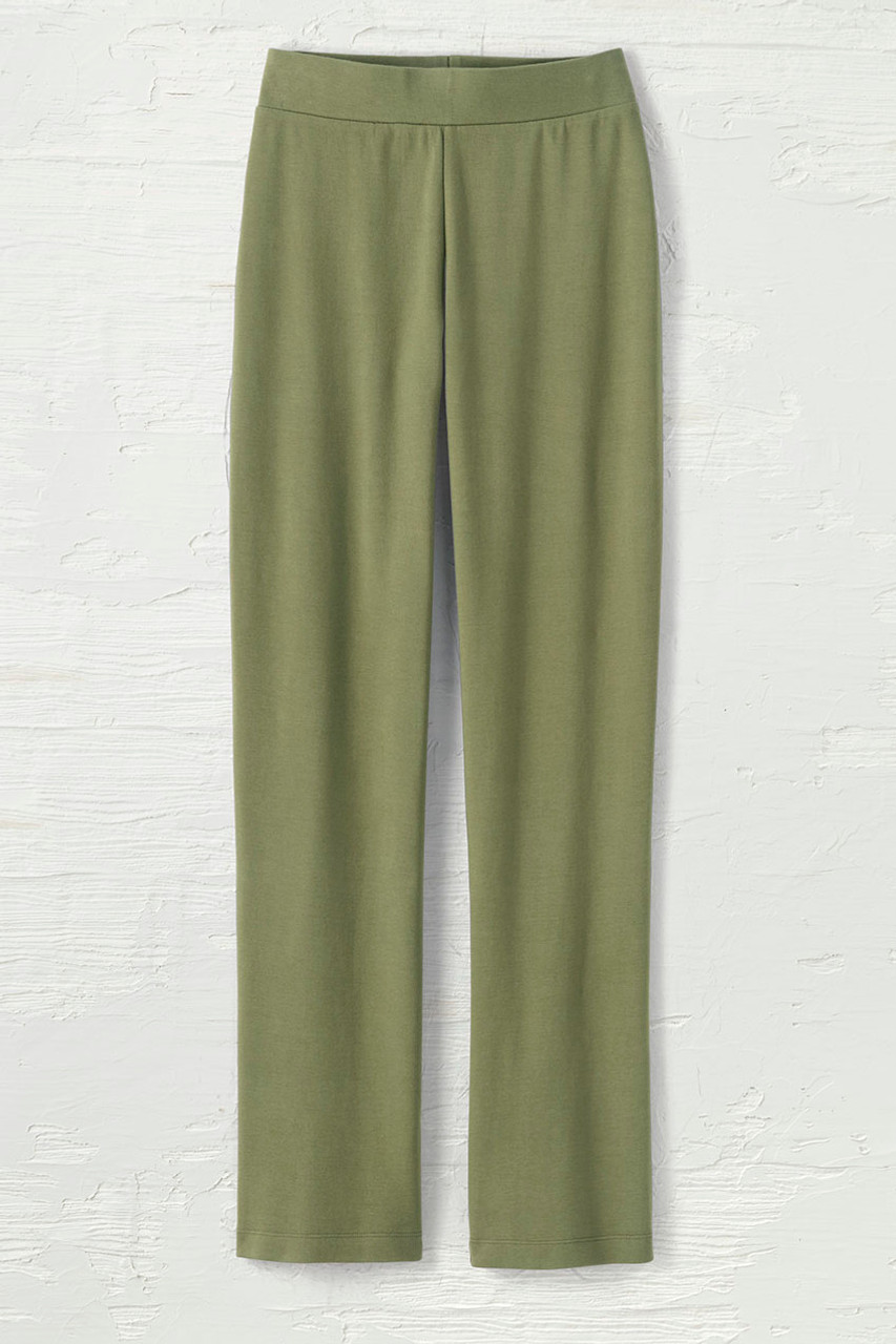 Endless Comfort Straight-Leg Pull-On Pants