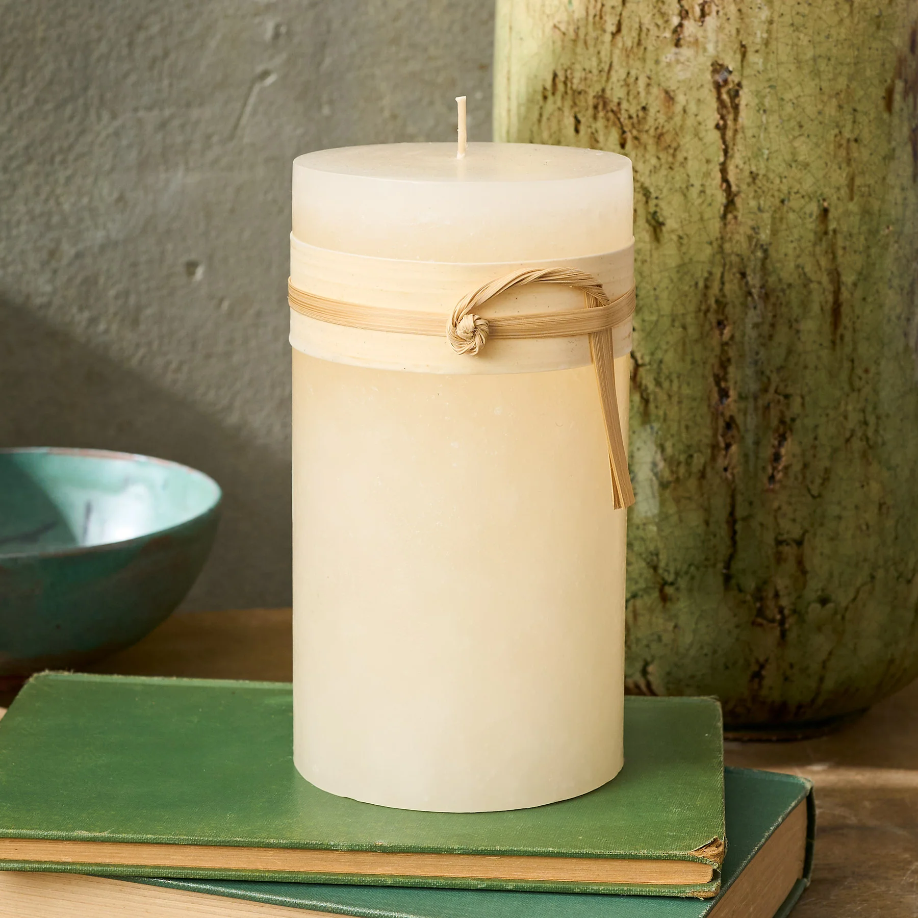 Timber Pillar Candle