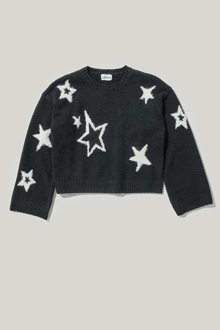 Hello Franki Mossy Star Pattern Pullover for girls