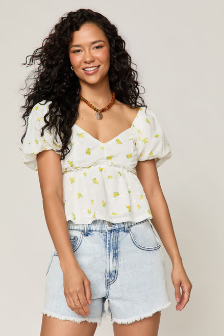 Ally Floral Embroidered Blouse