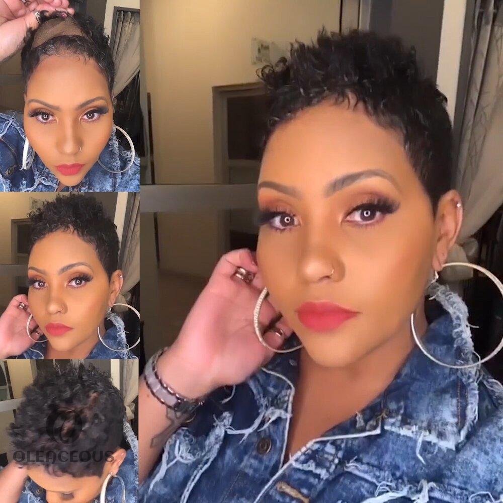 🔥Most Natural Short Wig Pixie Cut Style for Women