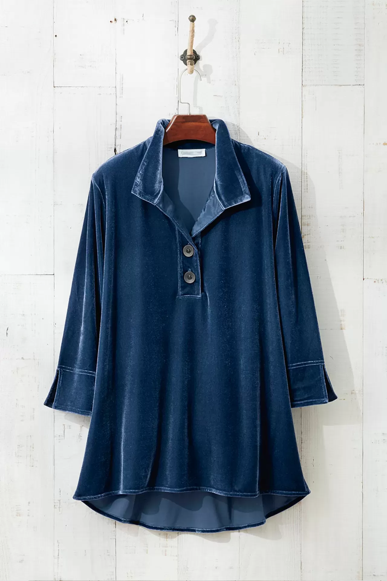 Velvet Popover Tunic