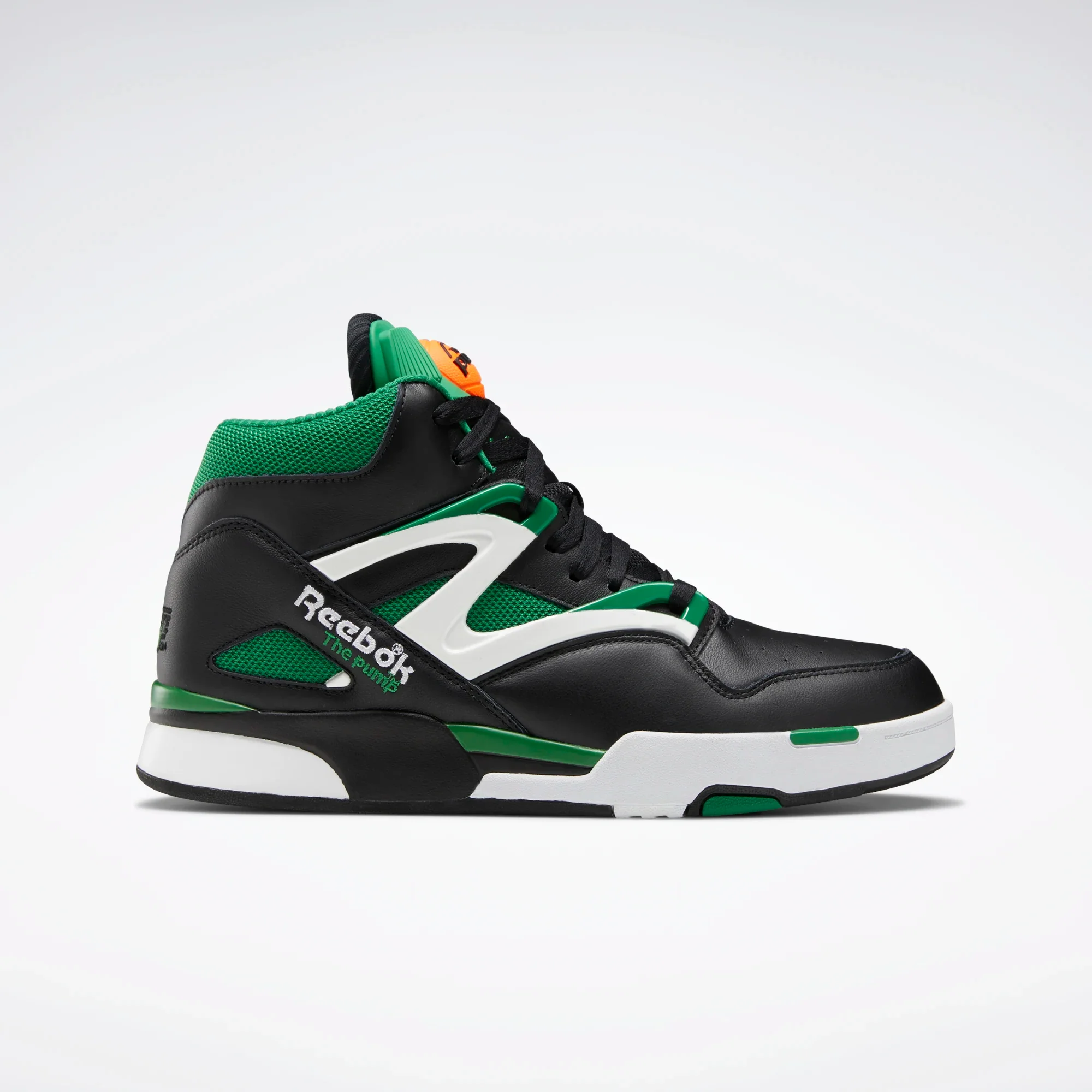 Final inventoryReebok Men's Pump Omni Zone II Shoes - Core Black / Glen Green / Ftwr White