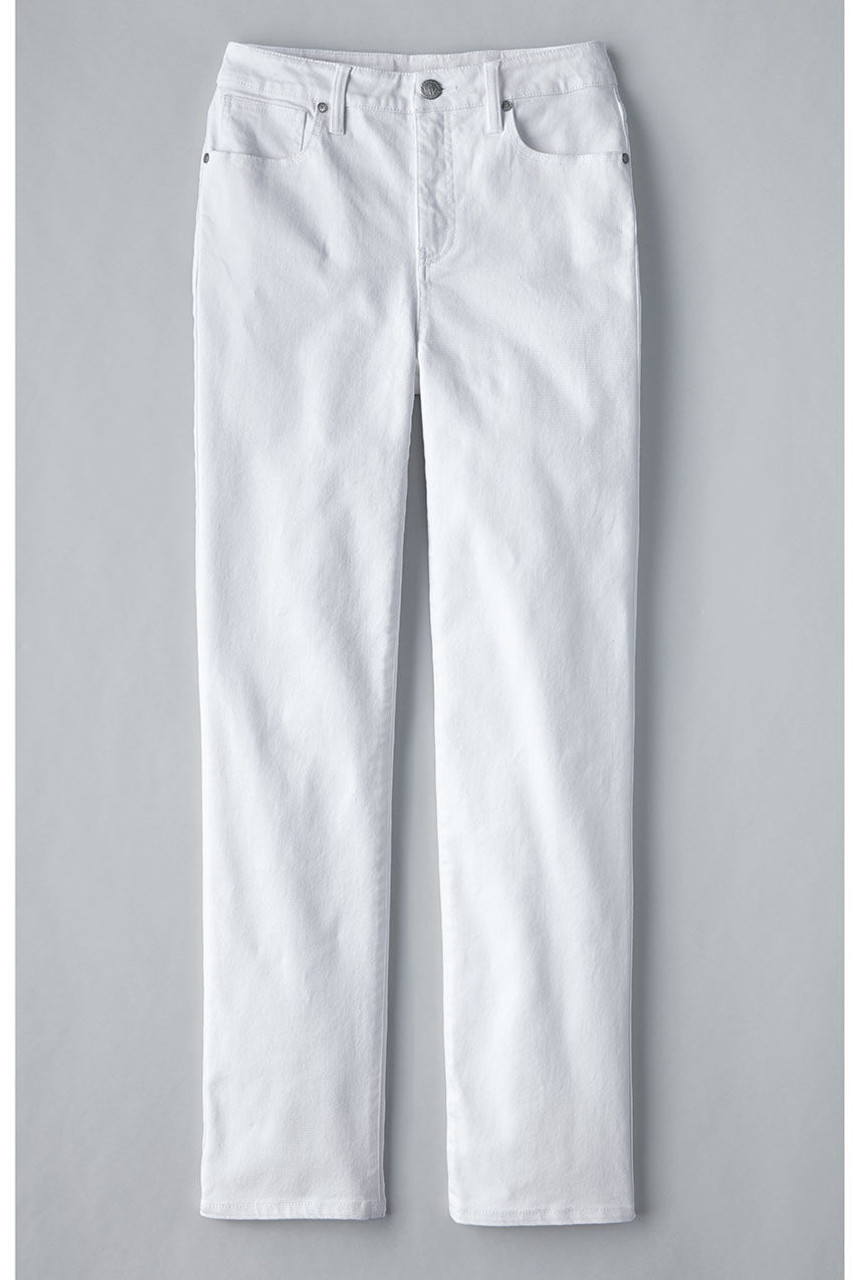 High Rise Straight-Leg Jeans