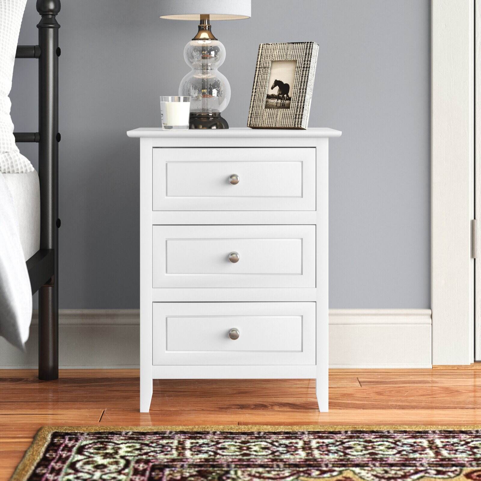 Solid + Manufactured Wood Nightstand