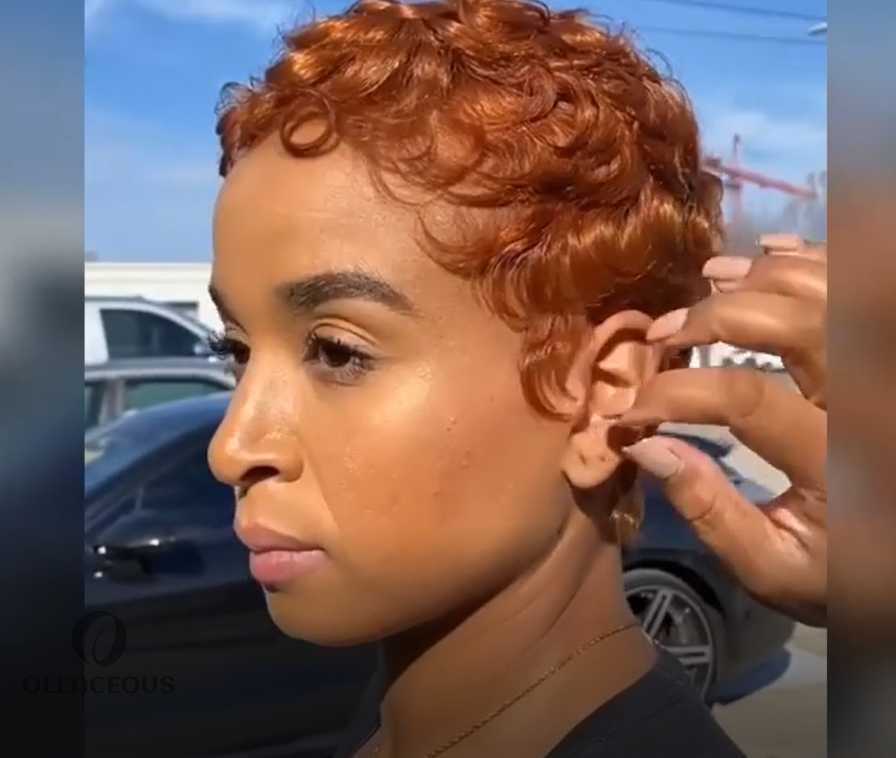 New Natural Pixie Cut Wig