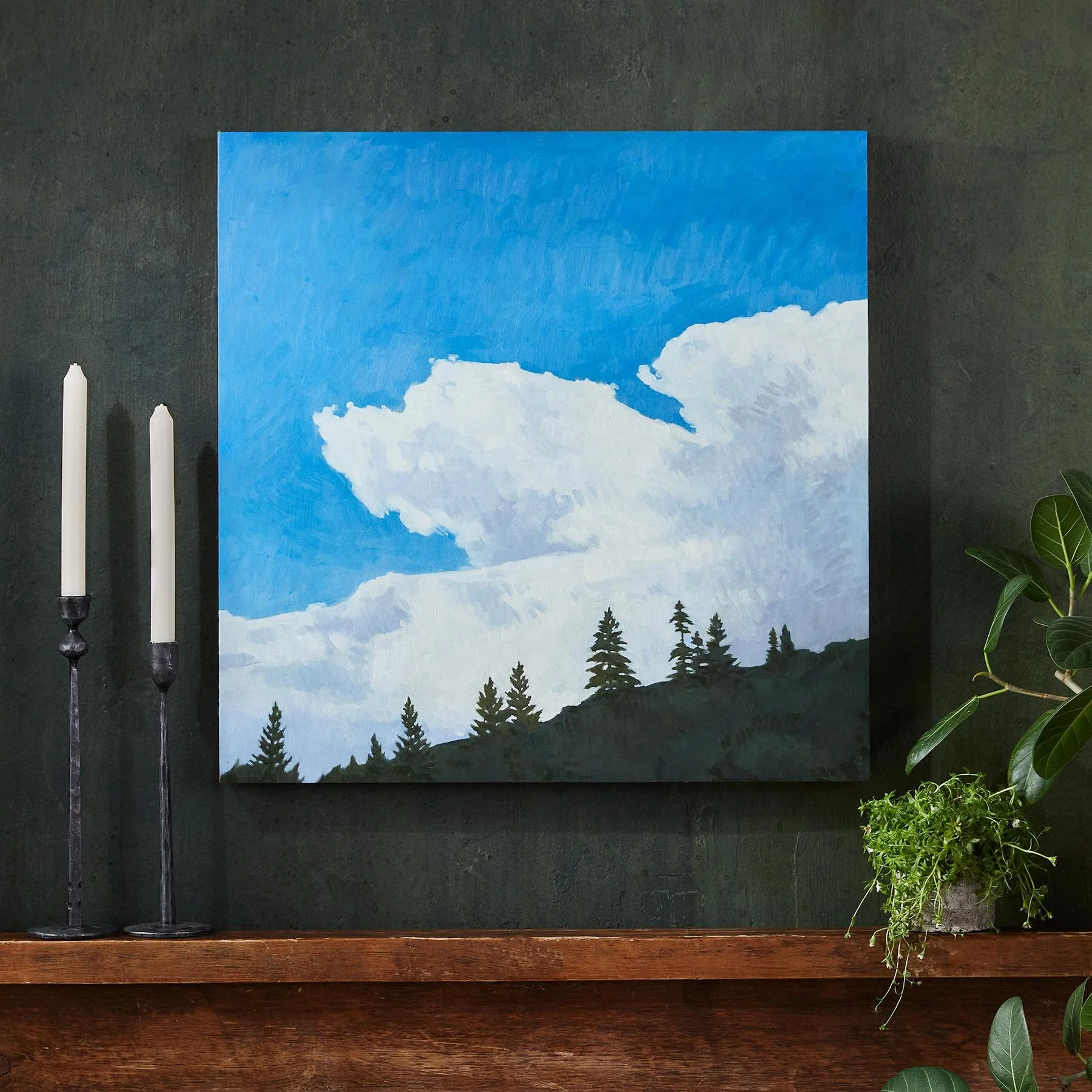 Thunderheads Painting, Large