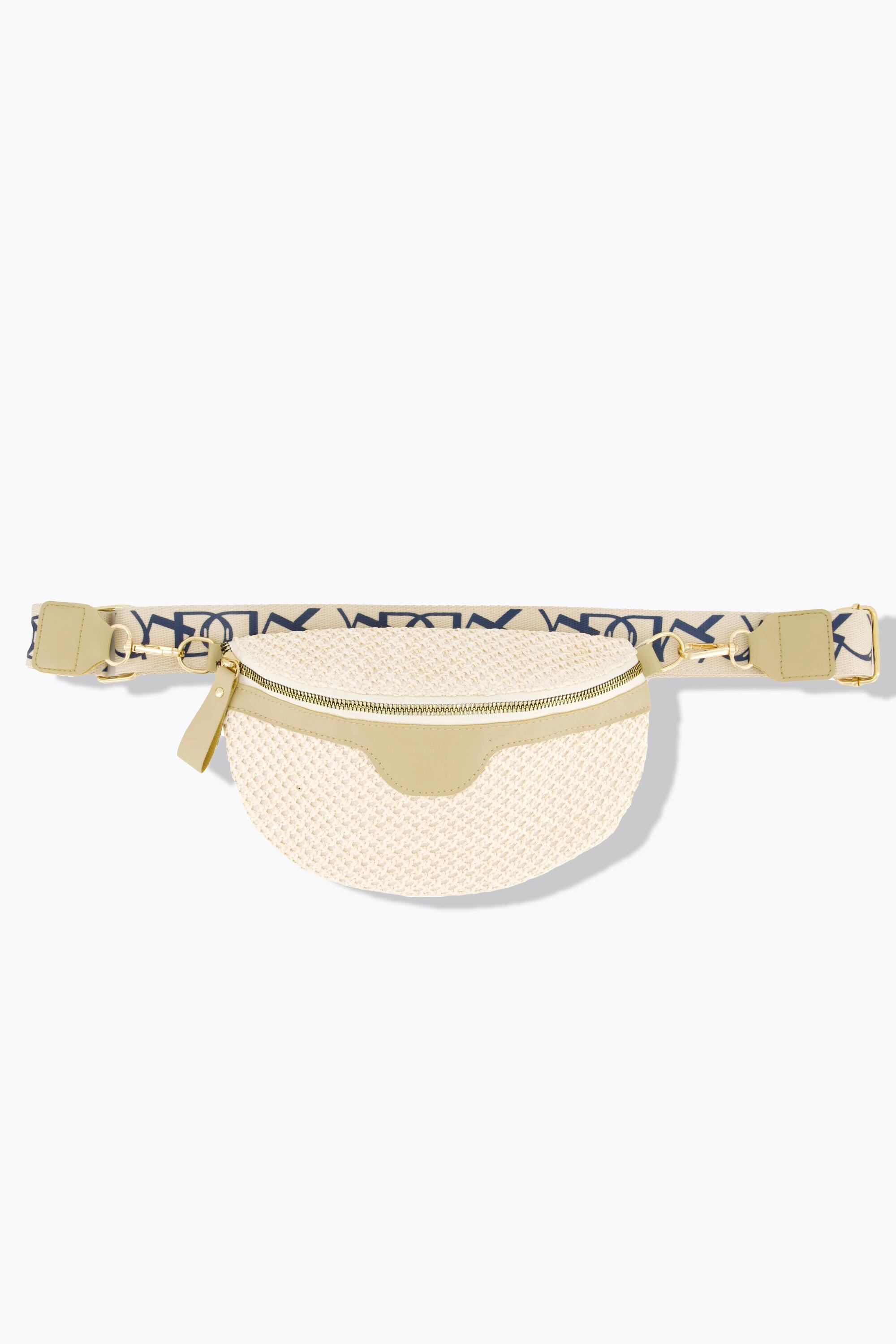 Ulla Popken Crossbody-Tasche, Makramee, Reißverschluss