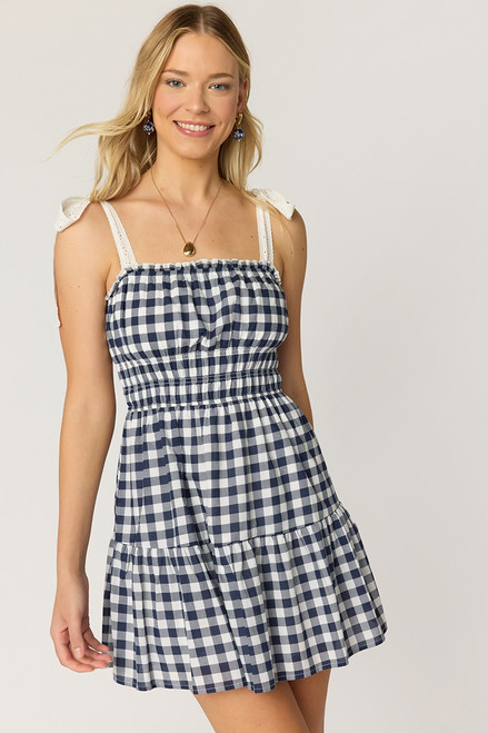 Marcy Gingham Mini Dress