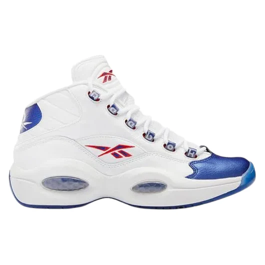 Final inventoryReebok Men's Question Mid Basketball Shoes - White / Blue