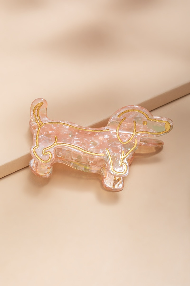 Dachshund Marbled Hair Claw