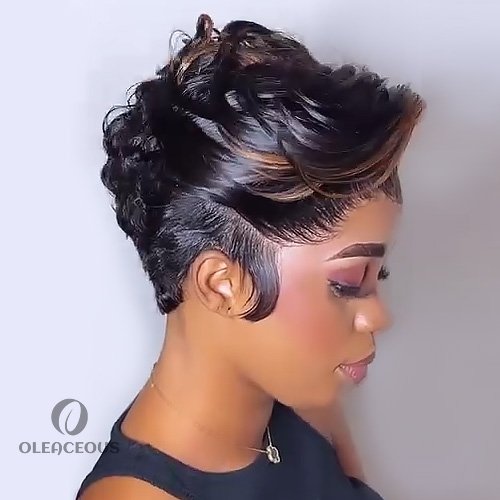 2026 Summer Super Short Pixie Cut Curly Glueless Wig