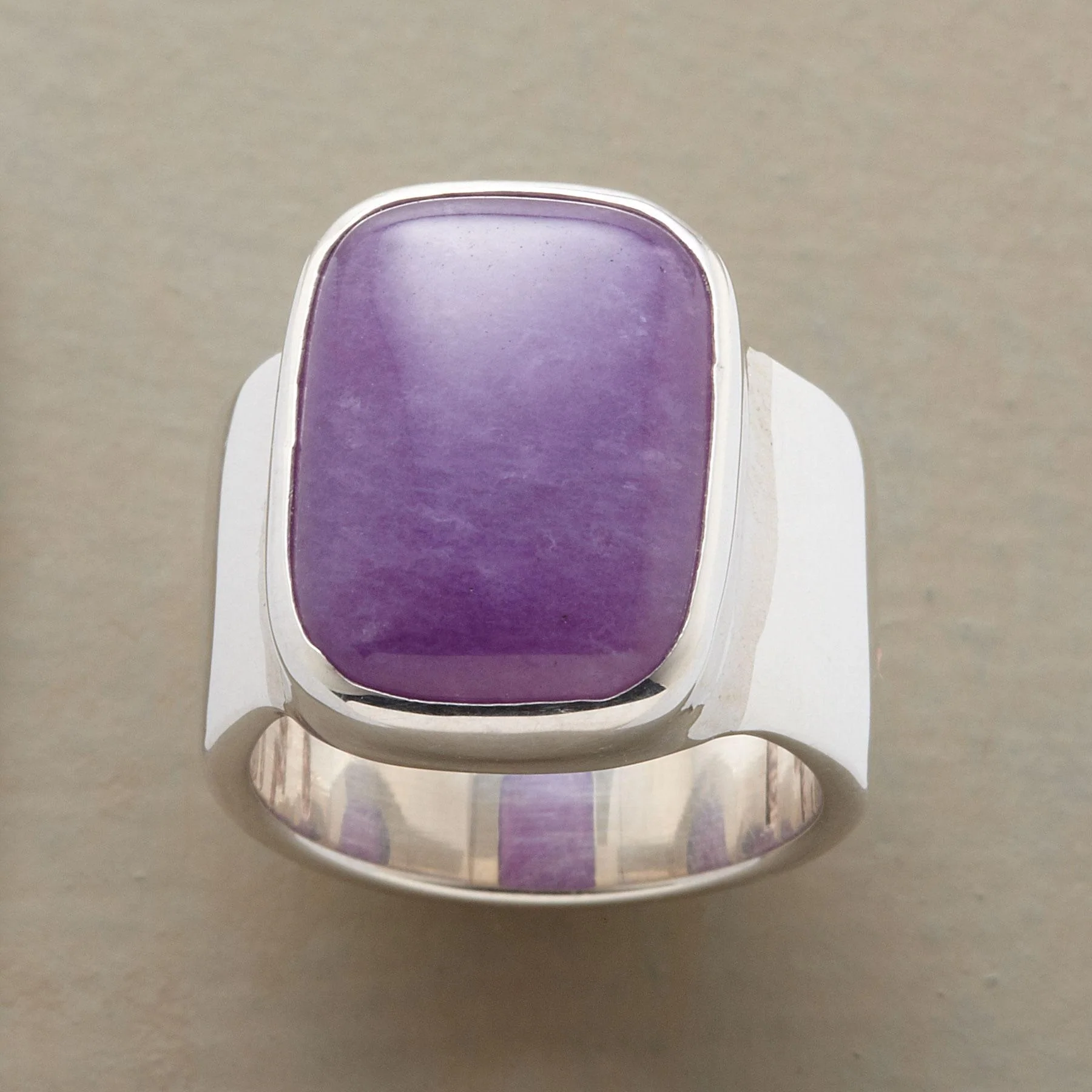 Lavender Jade Ring
