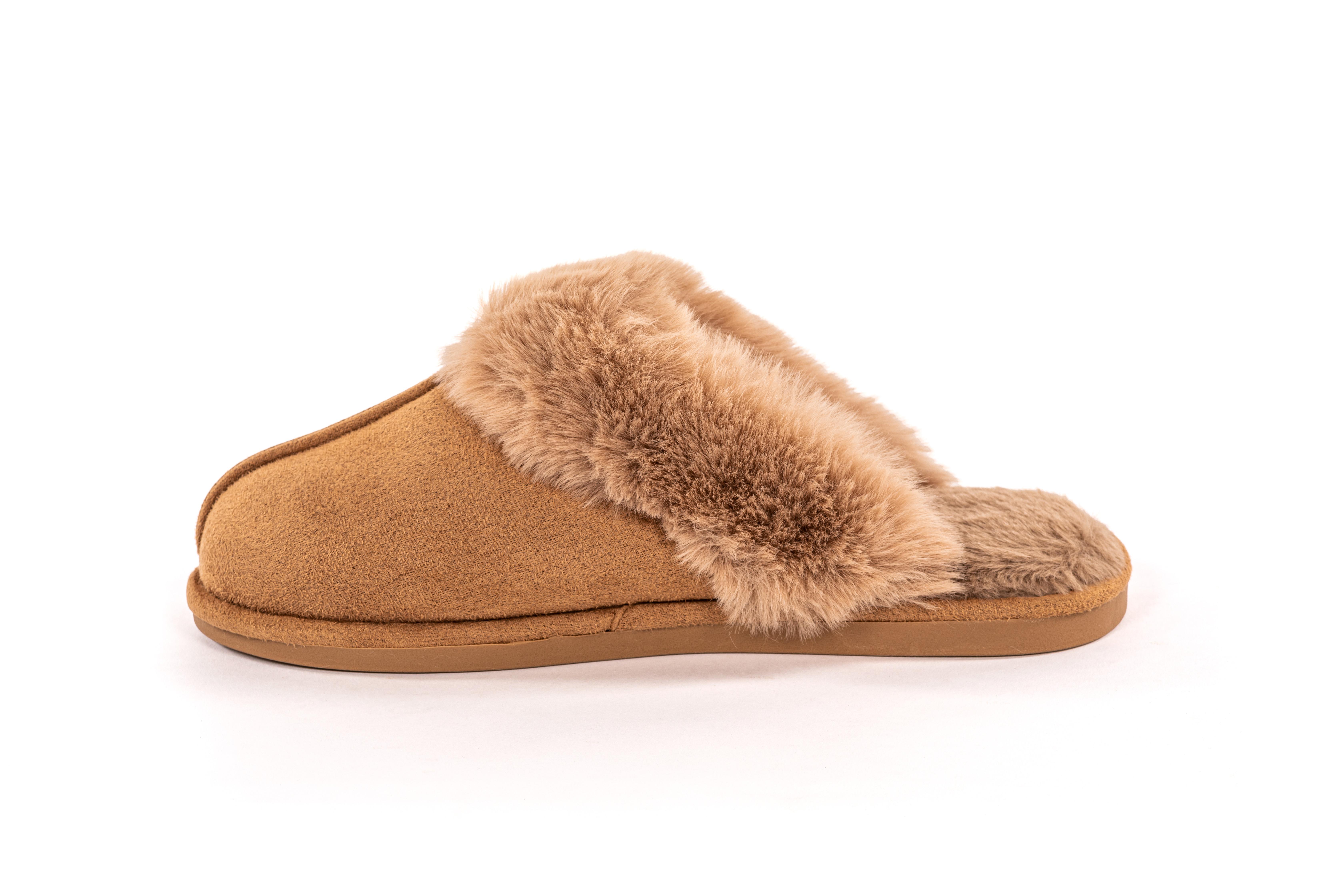 Tiseco Wildleder Imitat Pantoffeln SNUGGS