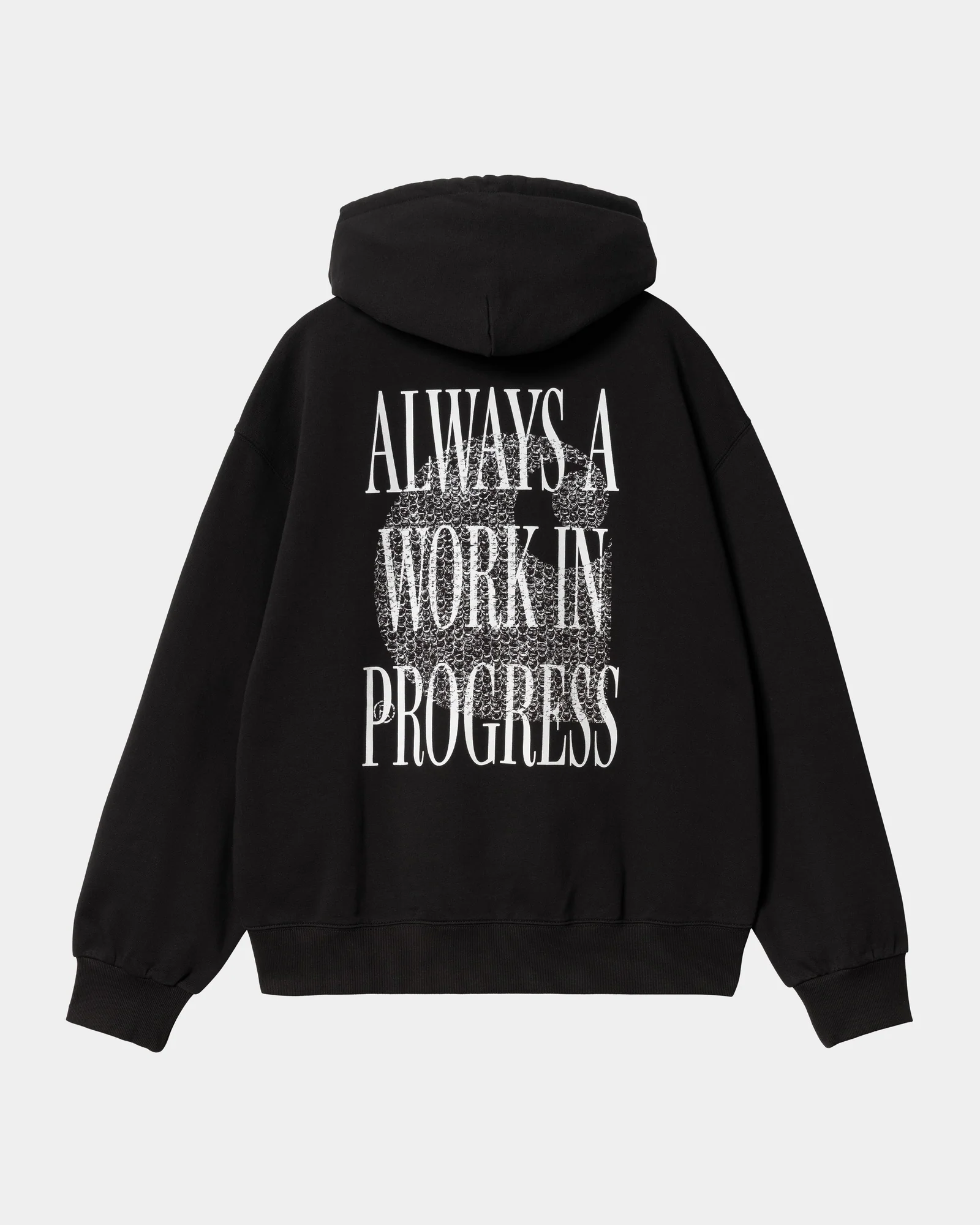 Final inventoryHooded Always a WIP Sweatshirt | Black