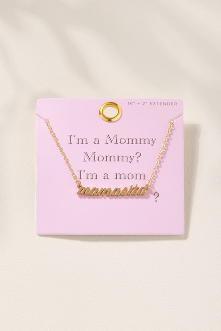 Mamacita Pendant Necklace