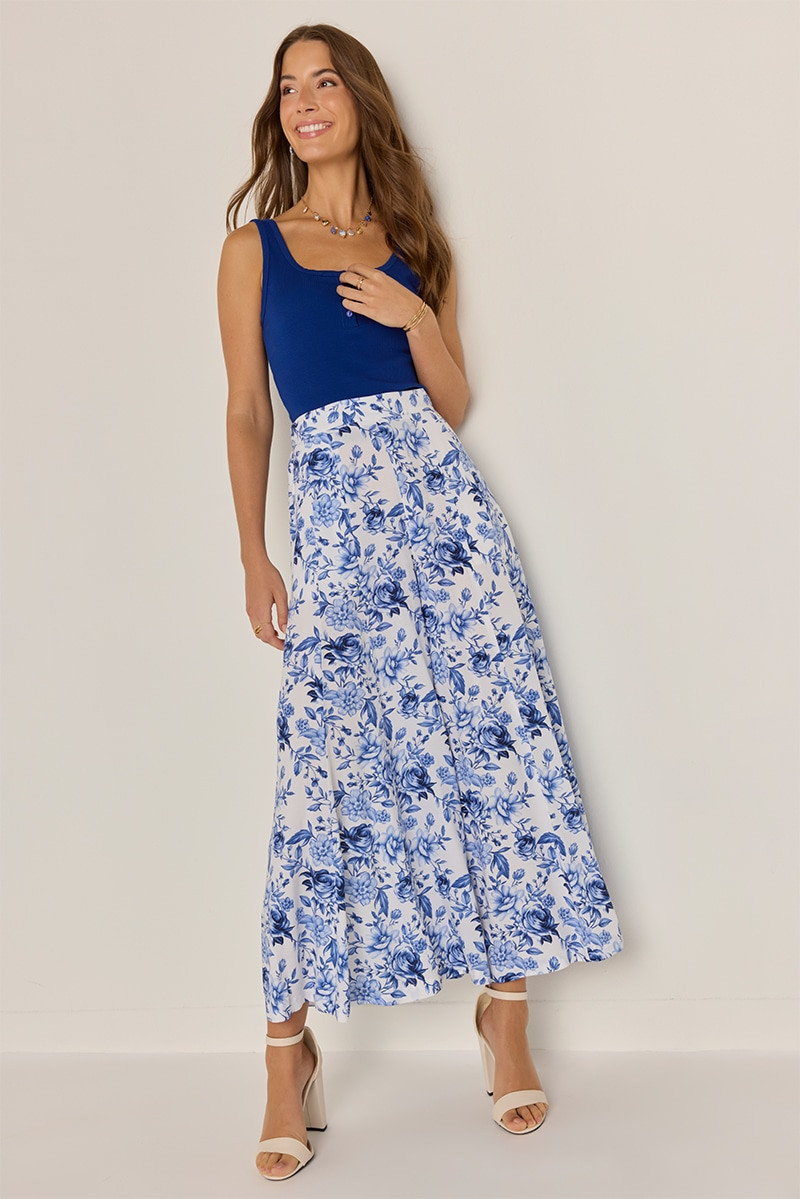 Hailey Floral Wide Leg Pants