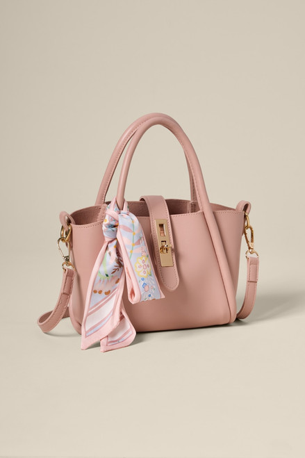 Jen Mini Turnlock Bucket Satchel