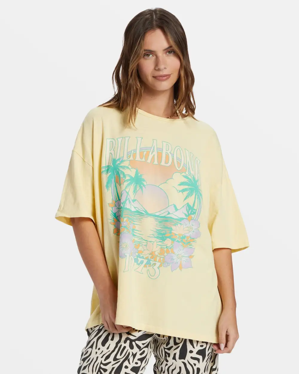 Final inventoryIsland Holiday Oversized T-Shirt - Yellow