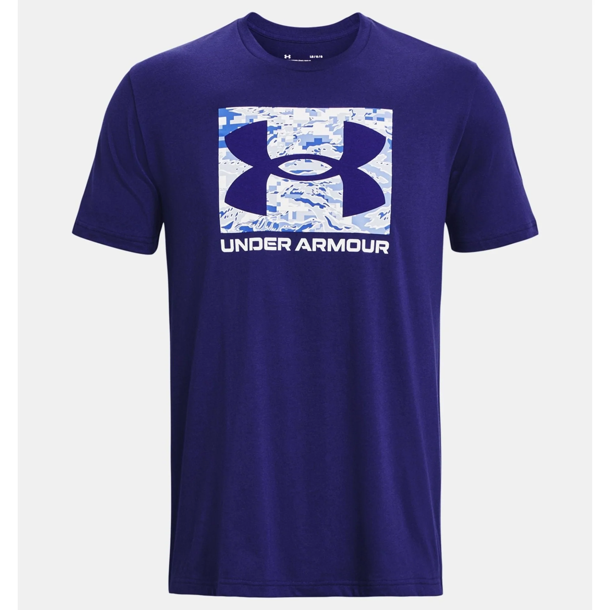 Men's UA ABC Camo Boxed Logo Short Sleeve