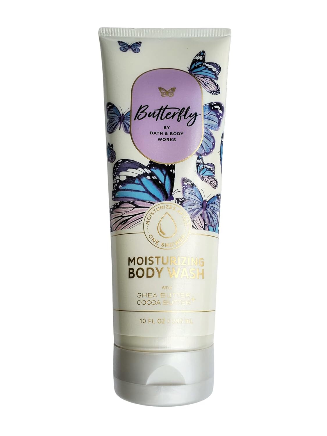 Bath & Body Works Butterfly Shea Butter and Cocoa Butter Moisturizing Body Wash 10 oz (Butterfly)