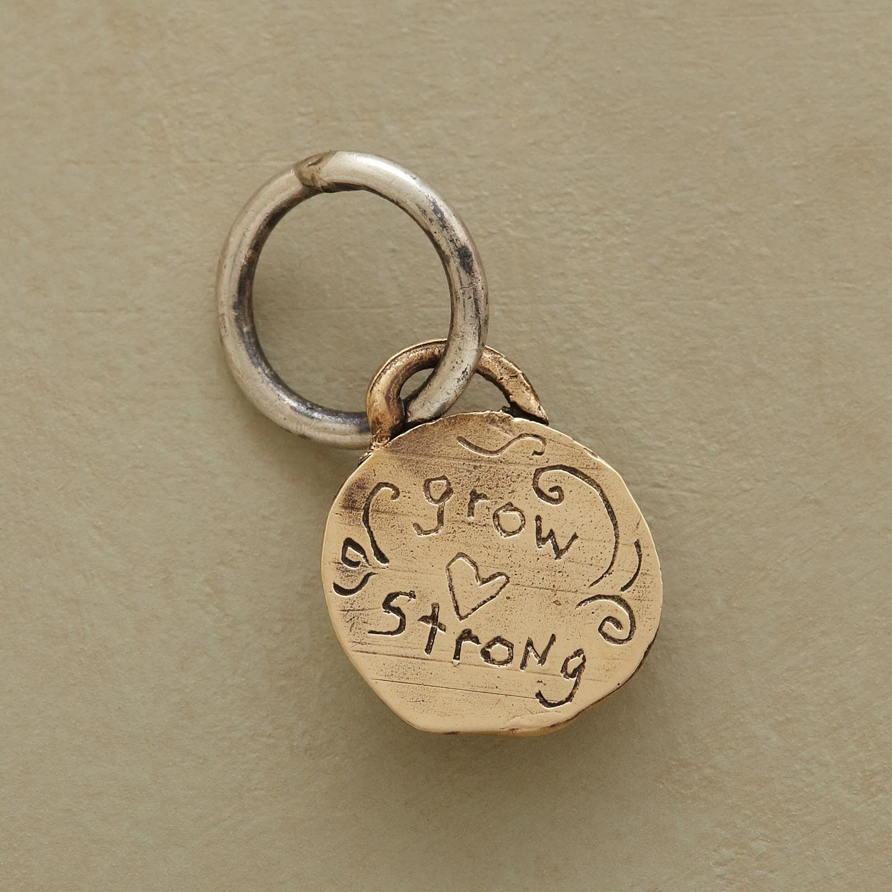 Gold Grow Strong Charm