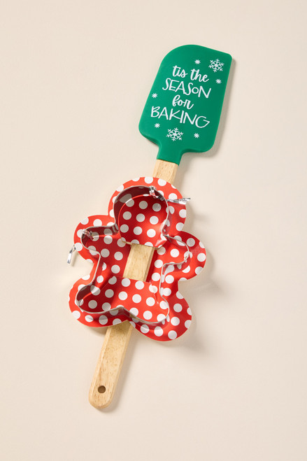 The Season For Baking Cookie Cutter Spatula Set