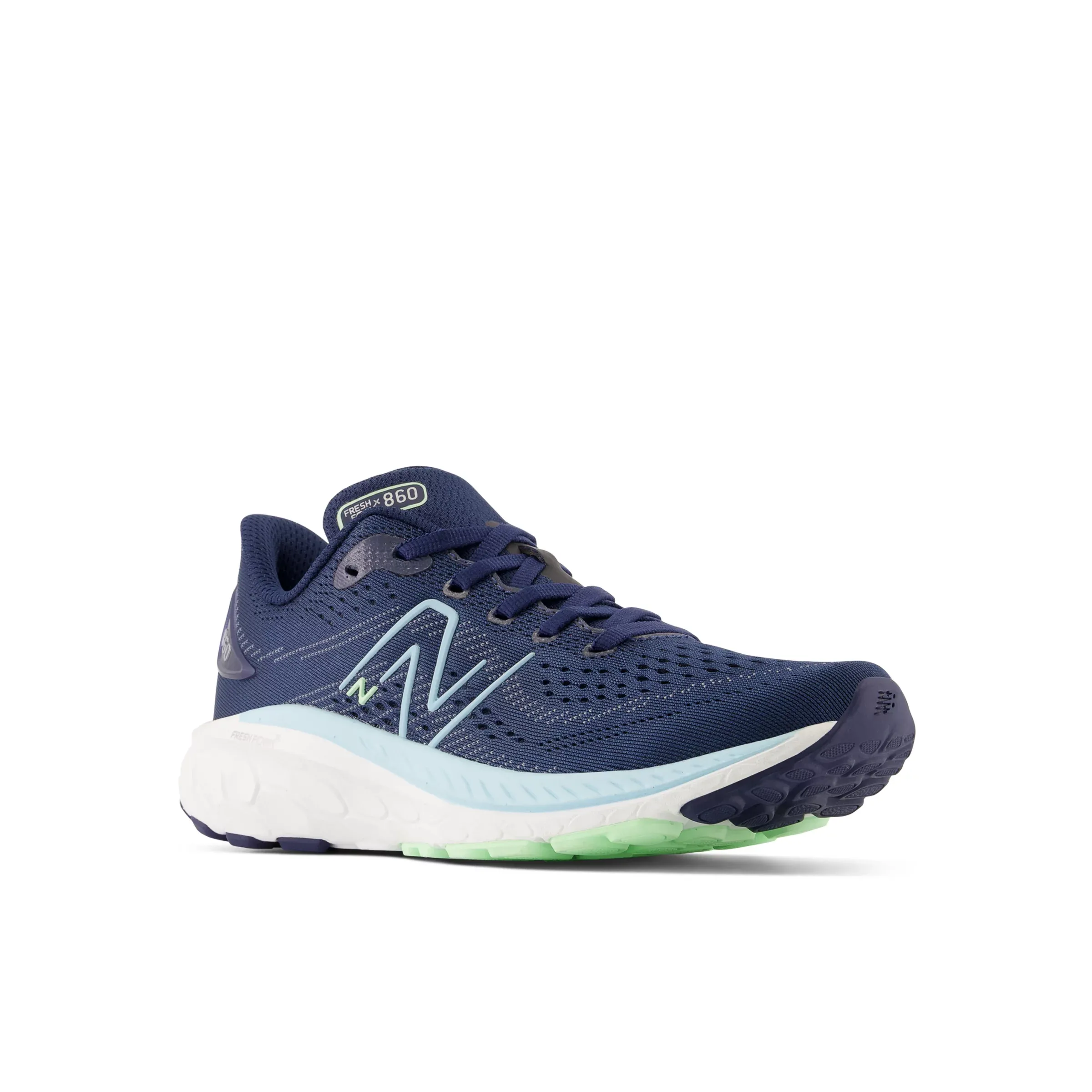 Final inventoryFresh Foam X 860v13 - NB Navy with Bleach Blue and Green Aura