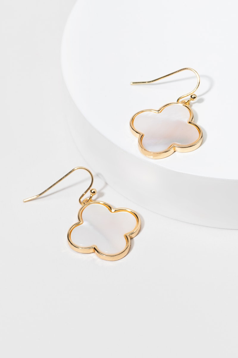 Mila Clover Drop Earrings