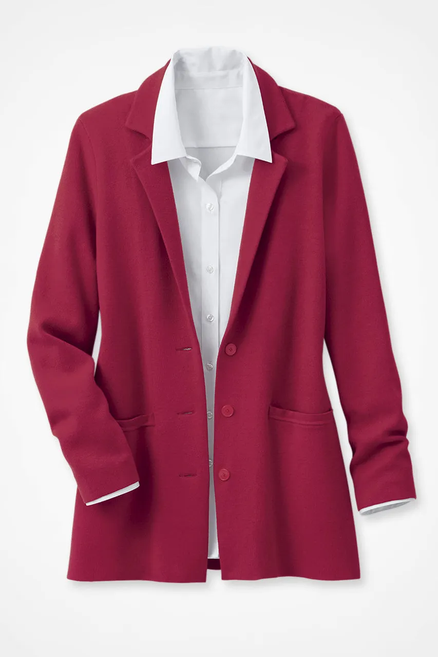 Knit Boyfriend Jacket