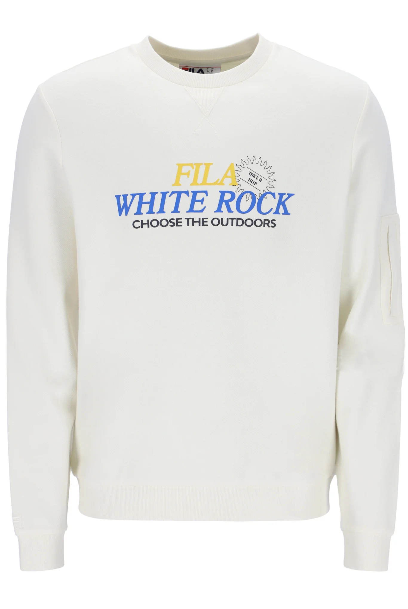 Fila John Sleeve Pocket Crew Sweatshirt