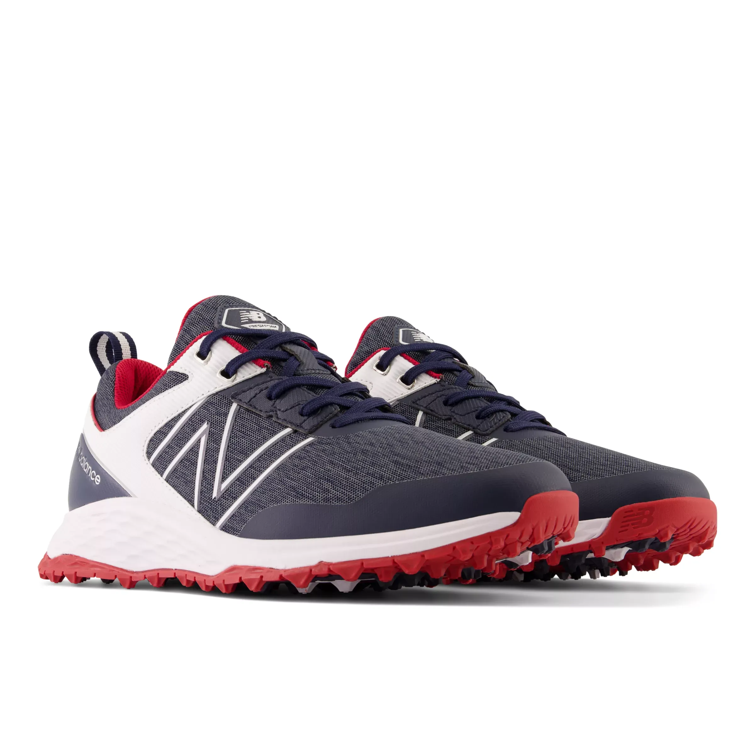 Fresh Foam Contend Golf Shoes - Navy with Red