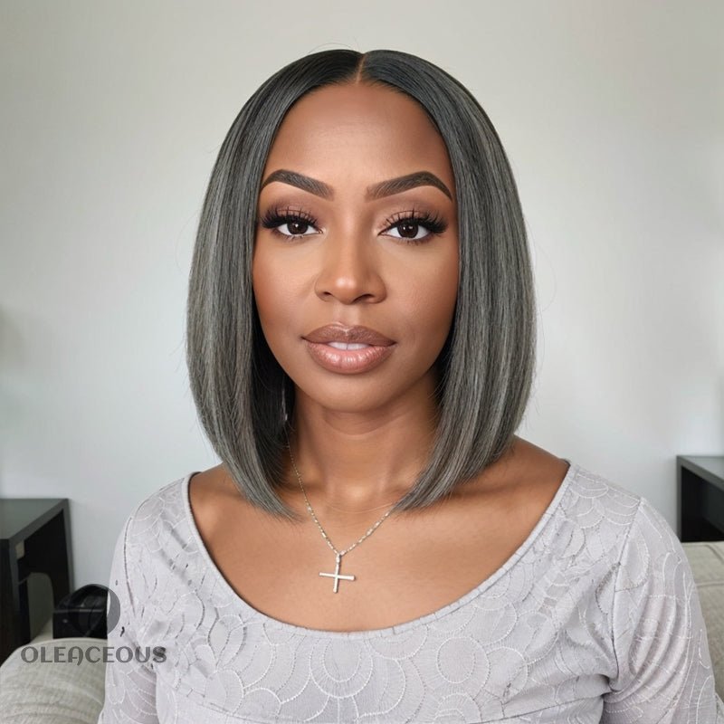 Salt and Pepper Highlight Wig