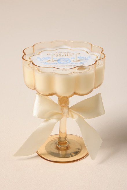 DW Home White Winter Cosmo Candle Jar 4oz