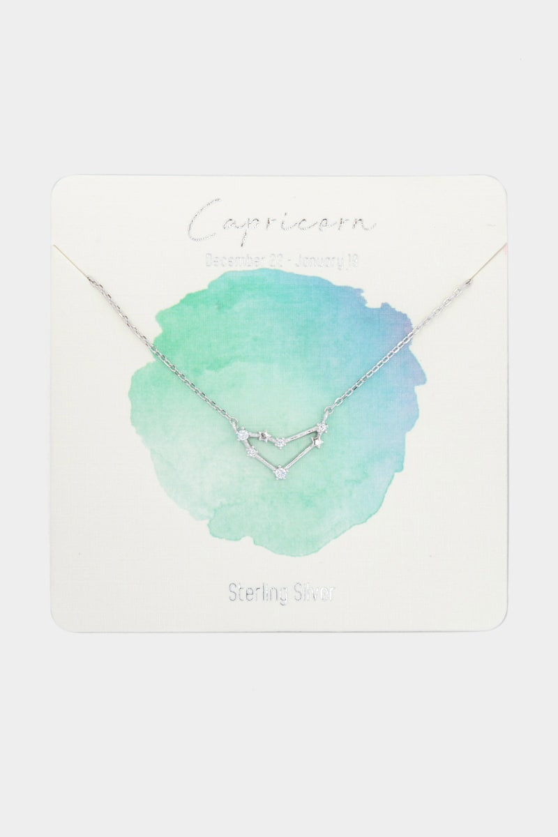 Zodiac Constellation Pendant Necklace