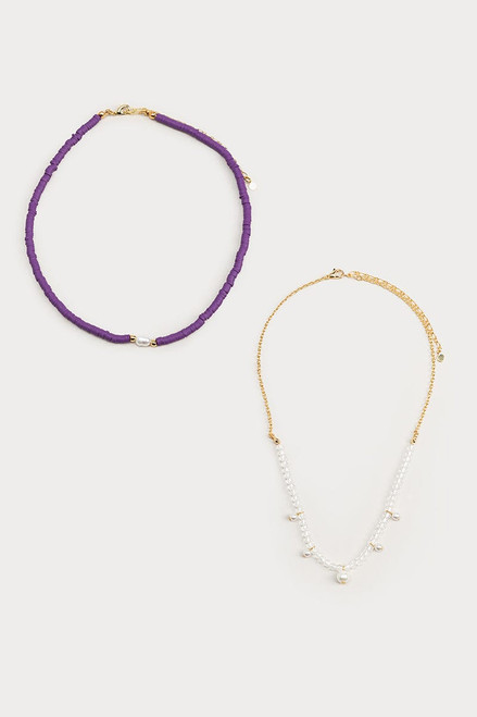 Hello Franki Pearl Necklace Set for girls