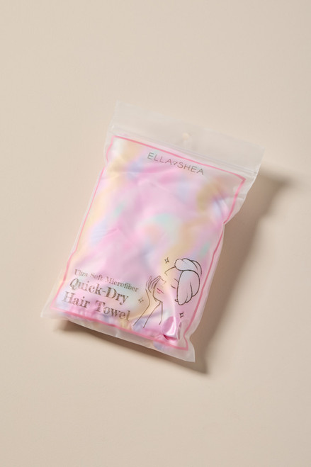 Tie Dye Quick Dry Satin Hair Towel