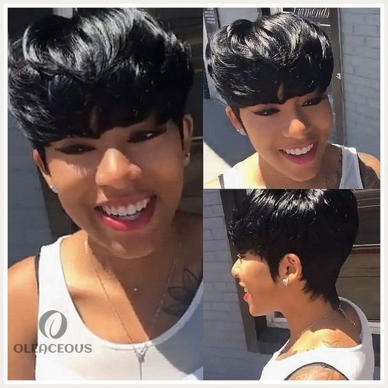 🔥ON SALE🔥Nature Style Short Bob Wig With Razor Cut Bangs