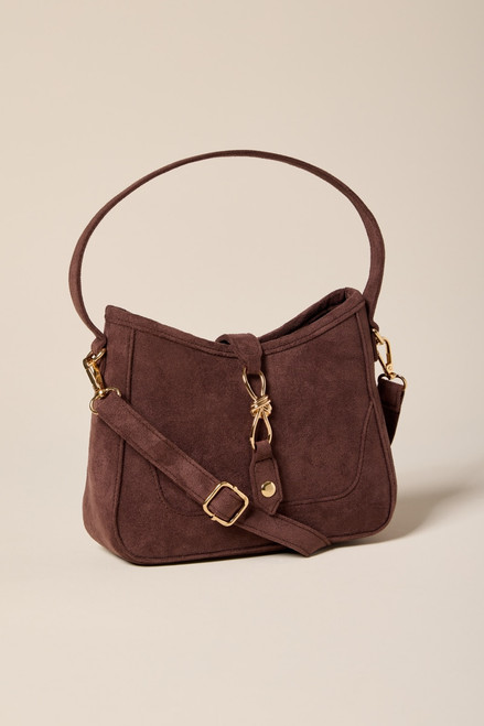 Julie Mini Suede Satchel Handbag