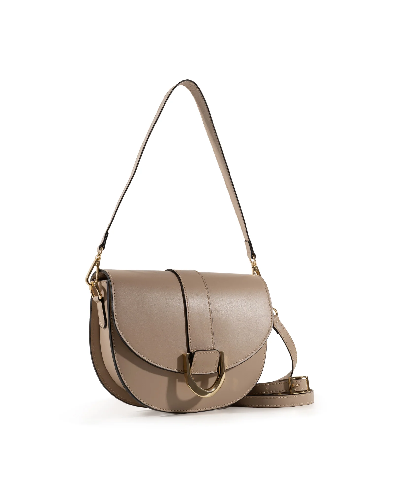 Final inventoryMarsala Leather Cross-body Bag