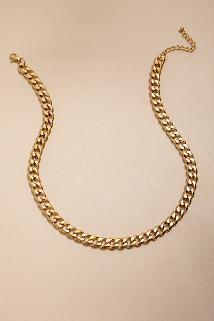 Maria Curb Chain Necklace
