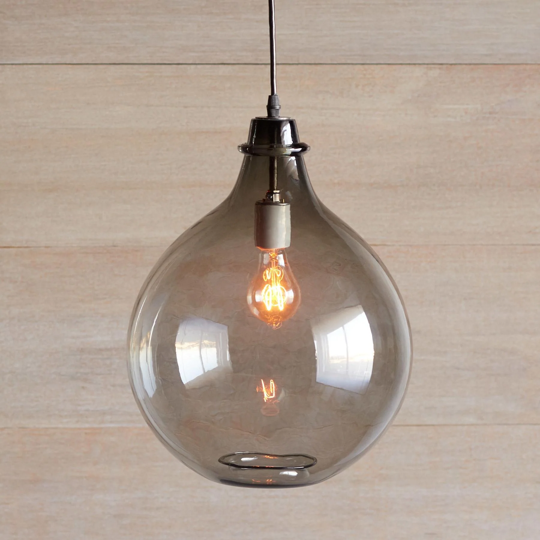 Salon Glass Demijohn Pendant Light