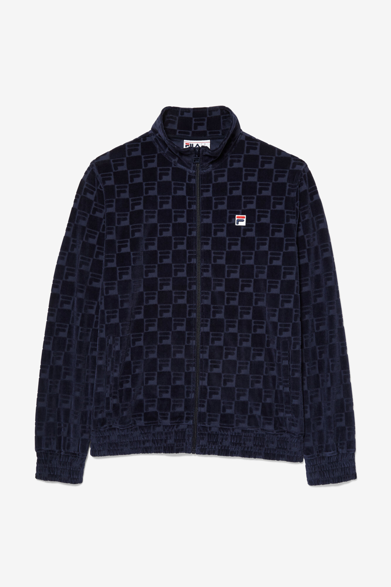 Fila Jacquard Velour Track Jacket