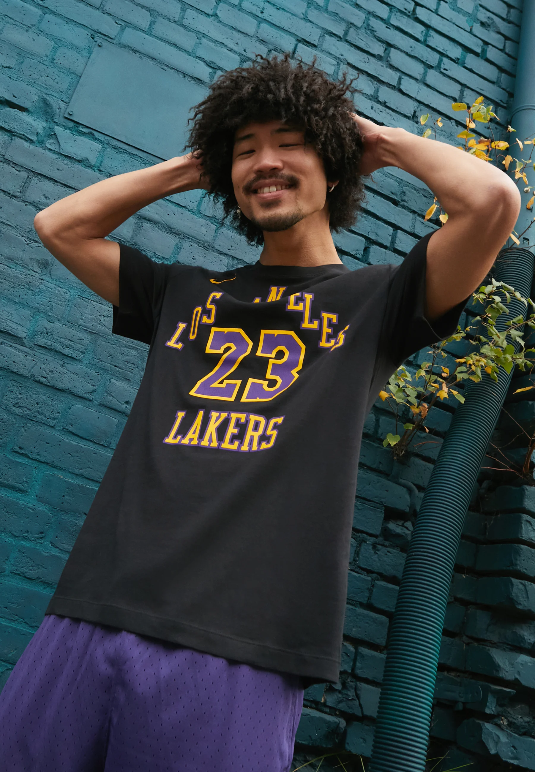 Performance NBA LOS ANGELES LAKERS LEBRON JAMES CITY EDITION TEE - Squadra