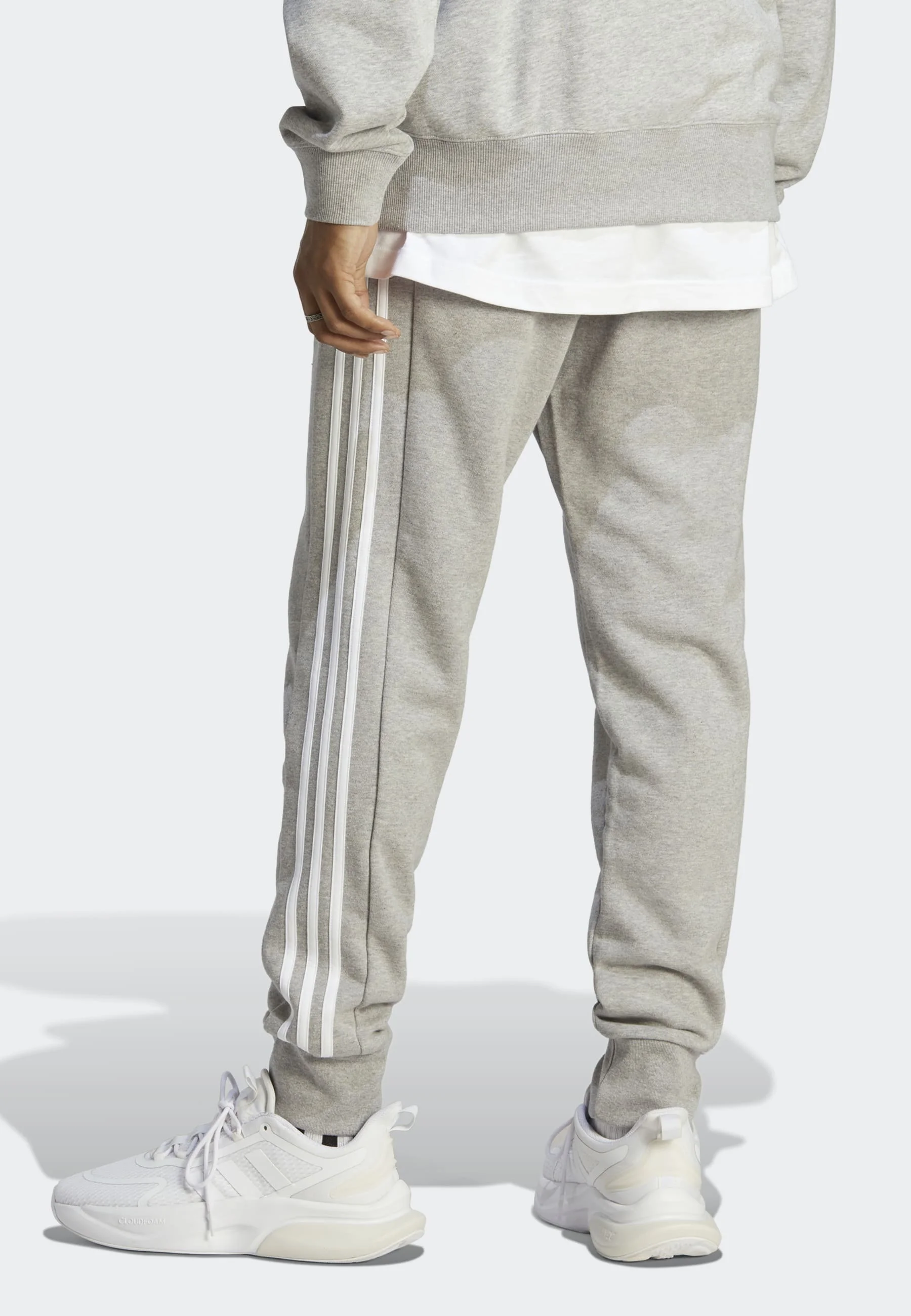 Sportswear ESSENTIALS TAPERED CUFFED 3-STRIPES - Pantaloni sportivi