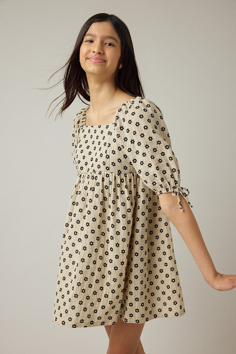 Hello Franki Short Sleeve Swing Dress for girls