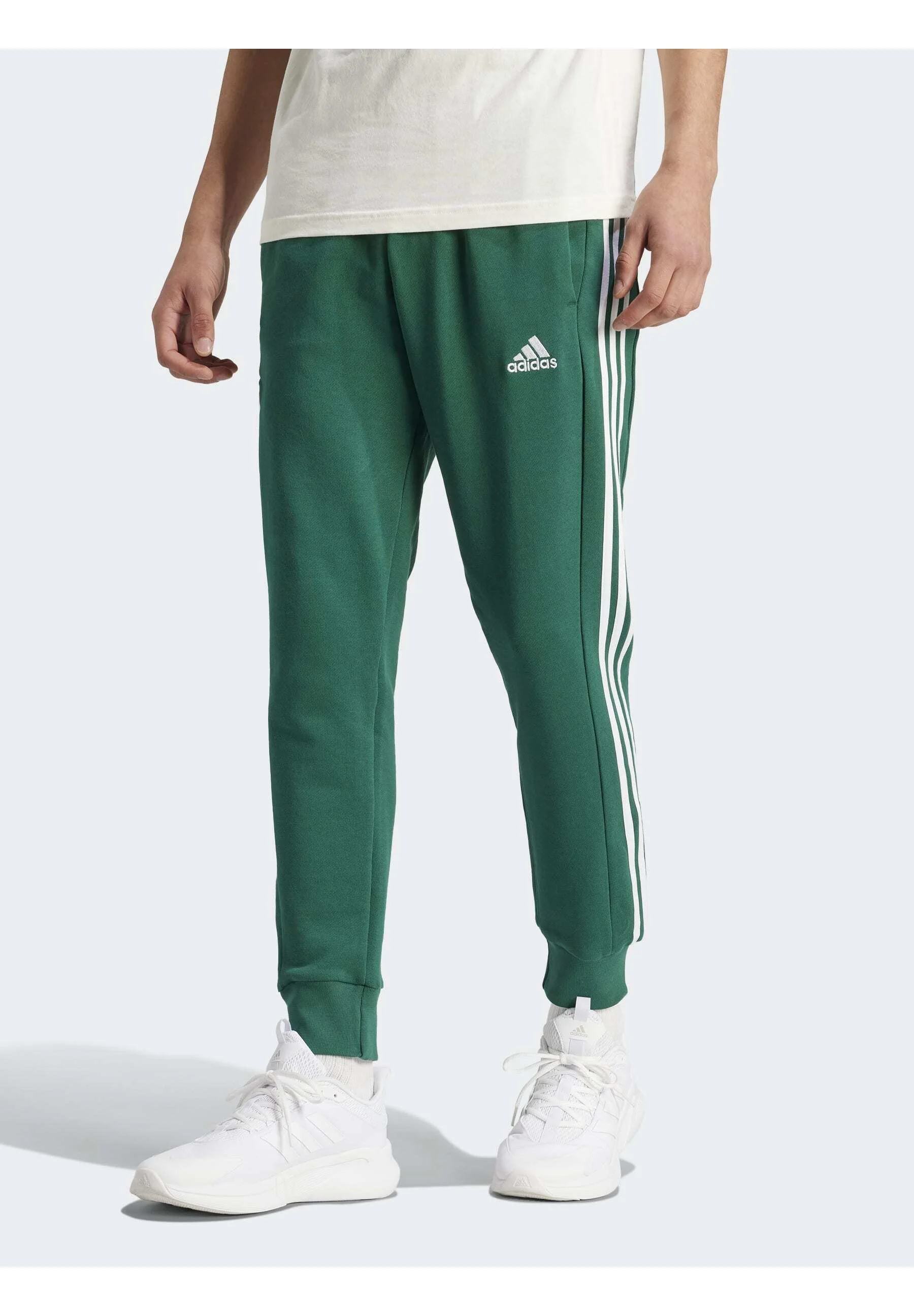 Sportswear ESSENTIALS TAPERED CUFFED 3-STRIPES - Pantaloni sportivi