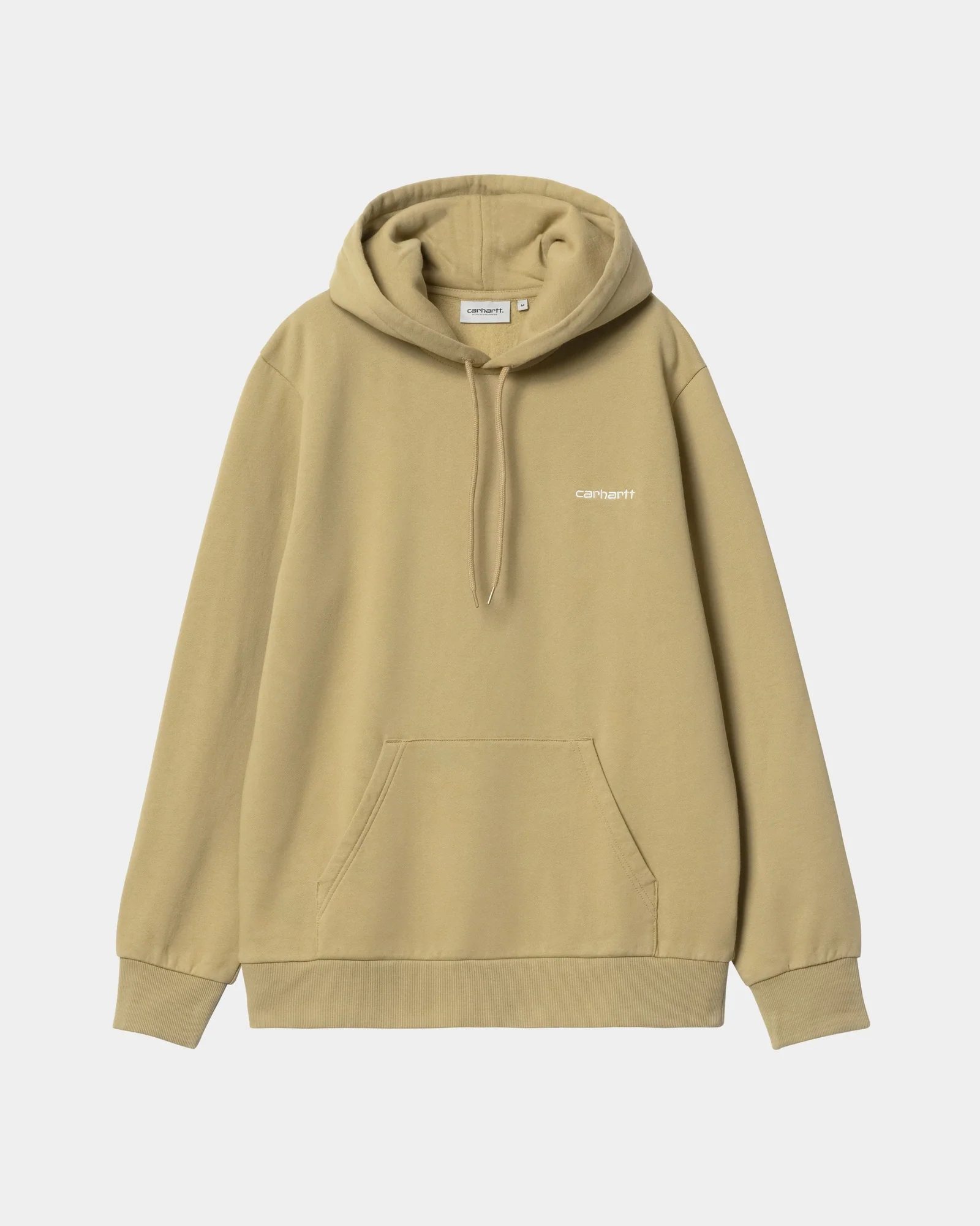 Final inventoryHooded Script Embroidery Sweatshirt | Agate