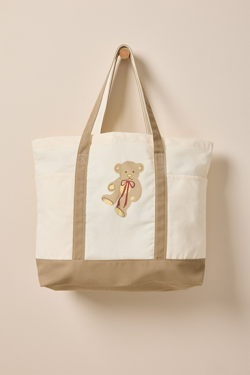 Teddy Bear Canvas Tote Bag